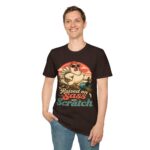 Chicken T-Shirt — "Raised on Sass & Scratch" Vintage Farmhouse Tee