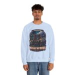 Retro Arcade Space Sweatshirt — "High Scores Across the Galaxy" Crewneck