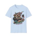 Comet Cafe T-Shirt — Retro Space Diner Graphic Tee ("Open 24/7")