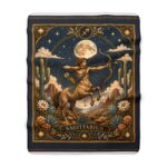 Sagittarius Sherpa Fleece Blanket — Astrological Centaur Zodiac Throw
