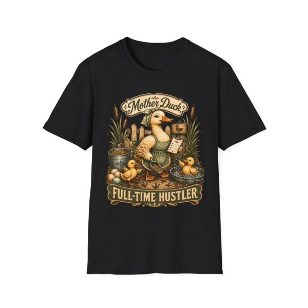 Mother Duck T-Shirt — "Mother Duck: Full-Time Hustler" Vintage Farmyard Tee