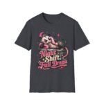 Night Shift Full Drama T-Shirt — Cute Posh Possum Graphic Tee