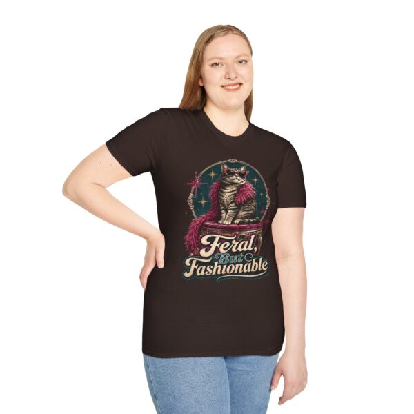 Feral But Fashionable Cat Tee