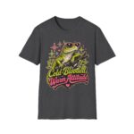 Cute Frog Tee — "Cold-Blooded, Warm Attitude" Sunglasses Lizard T-Shirt
