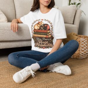 Rat Lover T-Shirt — "Tiny Paws, Huge Personality" Cute Pet Rat Tee
