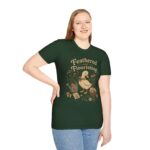 Feathered and Flourishing Duck Tee — Cottagecore Floral Graphic T-Shirt