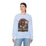 Cat Office Sweatshirt — "Barely Awake, Running the Office" Cozy Crewneck