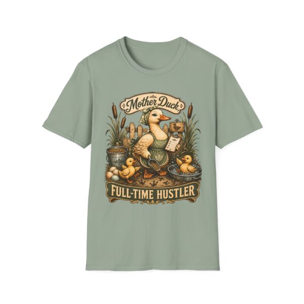 Mother Duck T-Shirt — "Mother Duck: Full-Time Hustler" Vintage Farmyard Tee