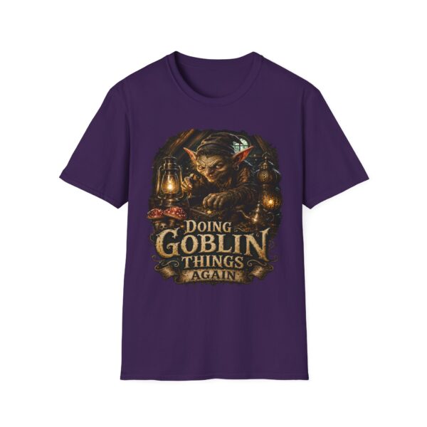 Goblin Things T-Shirt — “Doing Goblin Things Again” Fantasy Graphic Tee