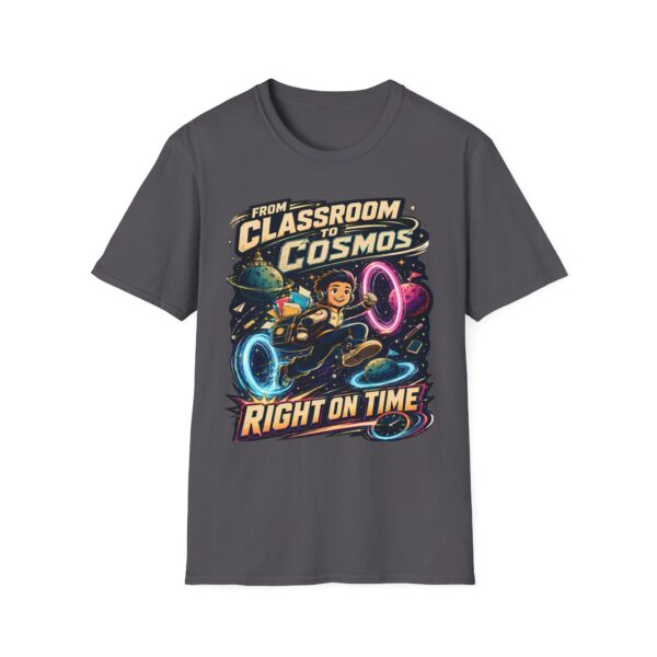 From Classroom to Cosmos T-Shirt — 'Right on Time' Space Teacher Tee