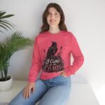 Sweatshirt — “I Came for the Chaos” Raven Graphic Crewneck
