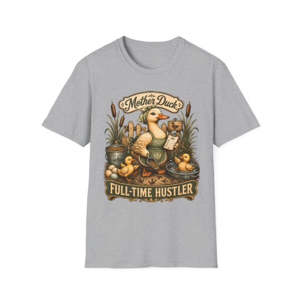 Mother Duck T-Shirt — "Mother Duck: Full-Time Hustler" Vintage Farmyard Tee