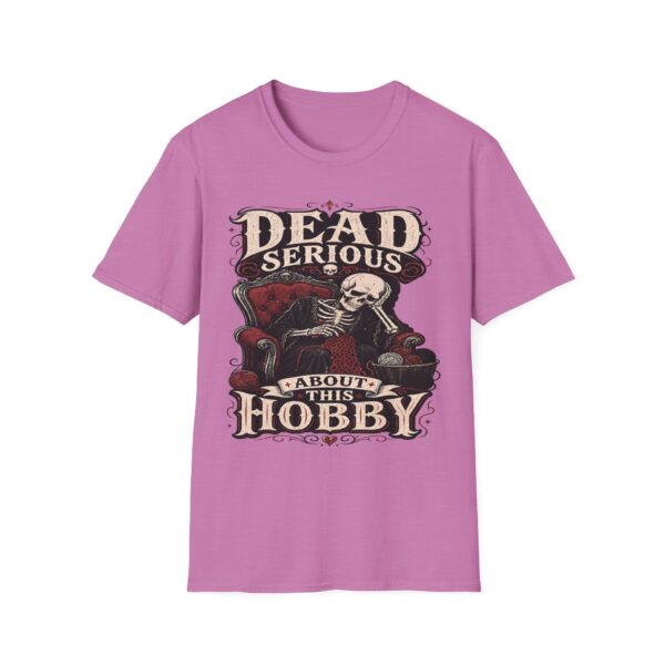Dead Serious About This Hobby Skeleton Crochet Tee