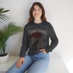 Crewneck Sweatshirt - Roses, Thorns and Very Low Tolerance Graphic