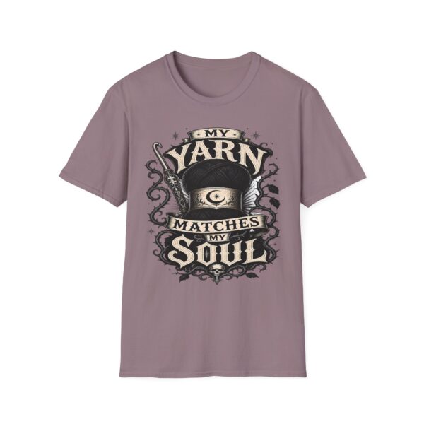 Witchy Knitting T-Shirt — "My Yarn Matches My Soul"