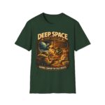 Deep Space Soup Counter T‑Shirt — Alien Diner Retro Sci‑Fi Tee