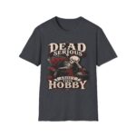 Dead Serious About This Hobby Skeleton Crochet Tee