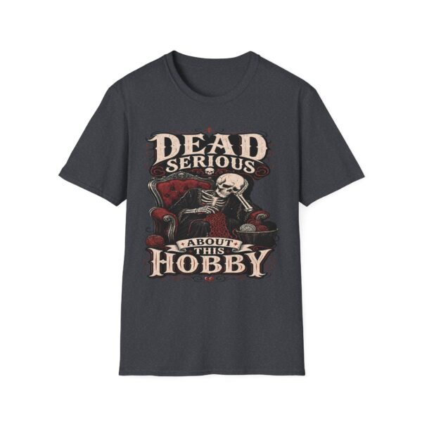 Dead Serious About This Hobby Skeleton Crochet Tee