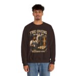 Baker Crewneck Sweatshirt — "The Ovens Wake Up Before I Do" Vintage Bakery Sweatshirt