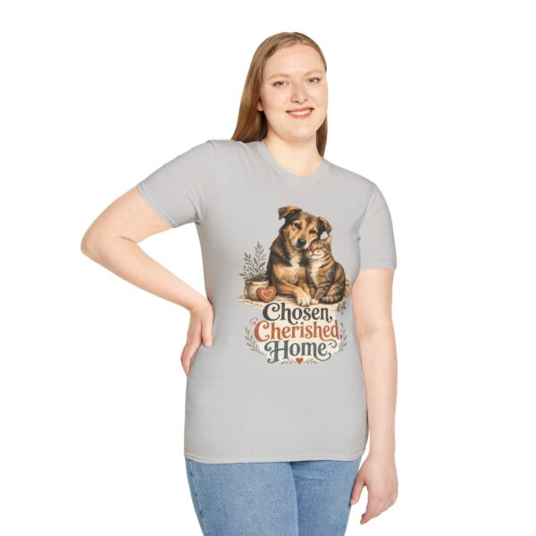 Dog & Cat 'Chosen Cherished Home' T-Shirt — Pet Rescue Adoption Tee