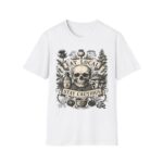 Eat Local Skull Botanical Illustration T-Shirt | Stay Cautious, Poisonous Plants