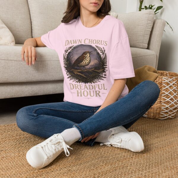 Dawn Chorus Bird T-Shirt — 'Dreadful Hour' Vintage Nature Tee