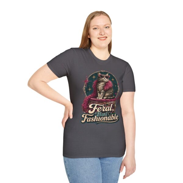 Feral But Fashionable Cat Tee