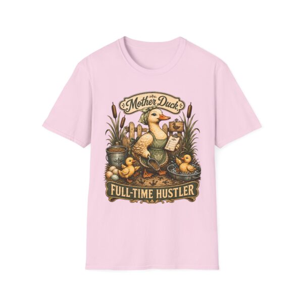 Mother Duck T-Shirt — "Mother Duck: Full-Time Hustler" Vintage Farmyard Tee