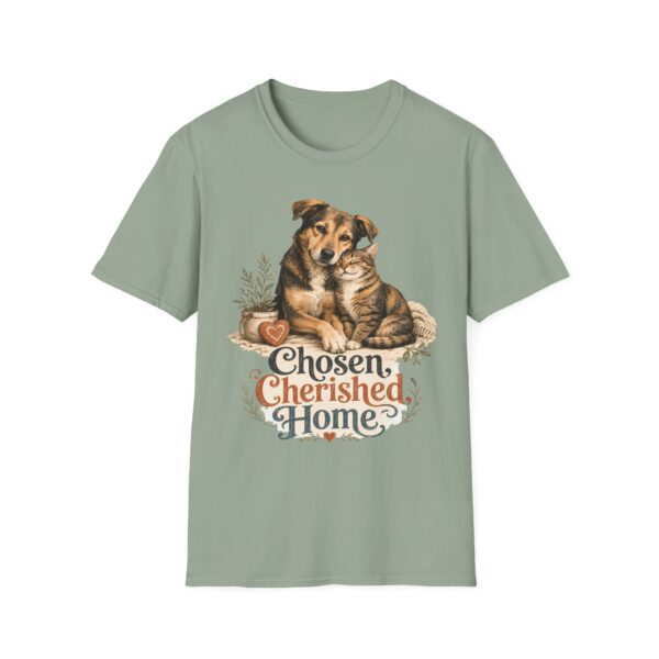 Dog & Cat 'Chosen Cherished Home' T-Shirt — Pet Rescue Adoption Tee