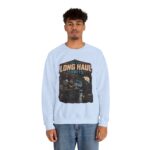 Long Haul Orbits Crewneck Sweatshirt — 'Fuel For Long Haul Orbits' Retro Space Café Design