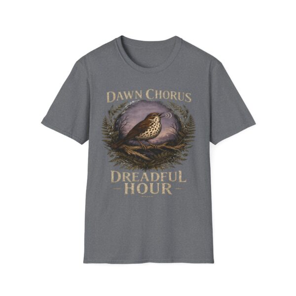 Dawn Chorus Bird T-Shirt — 'Dreadful Hour' Vintage Nature Tee