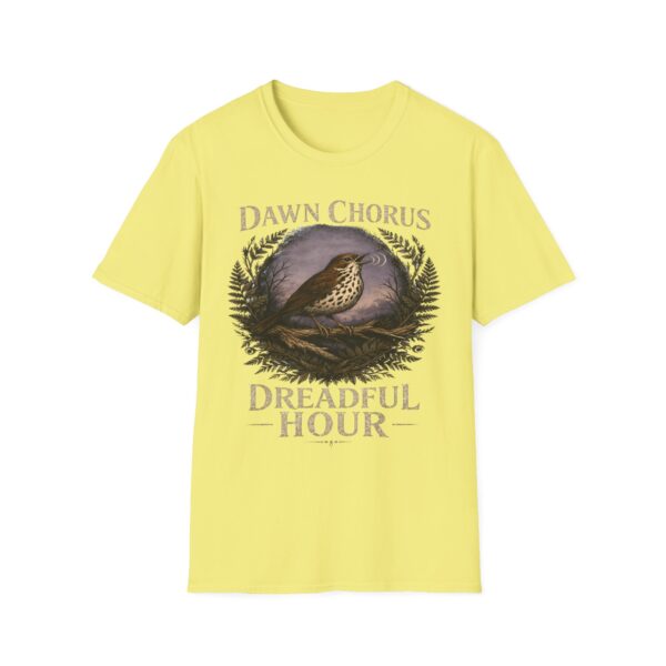 Dawn Chorus Bird T-Shirt — 'Dreadful Hour' Vintage Nature Tee