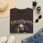 Grandpa T-Shirt — “The Grandkids Call Me When the Monsters Need Advice” Vintage Grandpa Tee