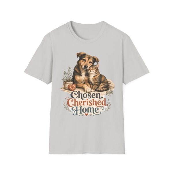Dog & Cat 'Chosen Cherished Home' T-Shirt — Pet Rescue Adoption Tee