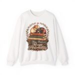 Hamster Booklover Sweatshirt — "Tiny Paws, Huge Personality" Cozy Crewneck