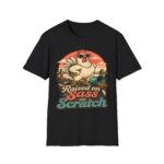 Chicken T-Shirt — "Raised on Sass & Scratch" Vintage Farmhouse Tee