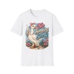 No Honking Sorry Goose T-Shirt — Retro Floral Graphic Tee