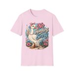 No Honking Sorry Goose T-Shirt — Retro Floral Graphic Tee