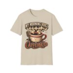 My Morning Voice Is Caffeinated T-Shirt — Coffee, Mic & Soundwave Vintage Tee