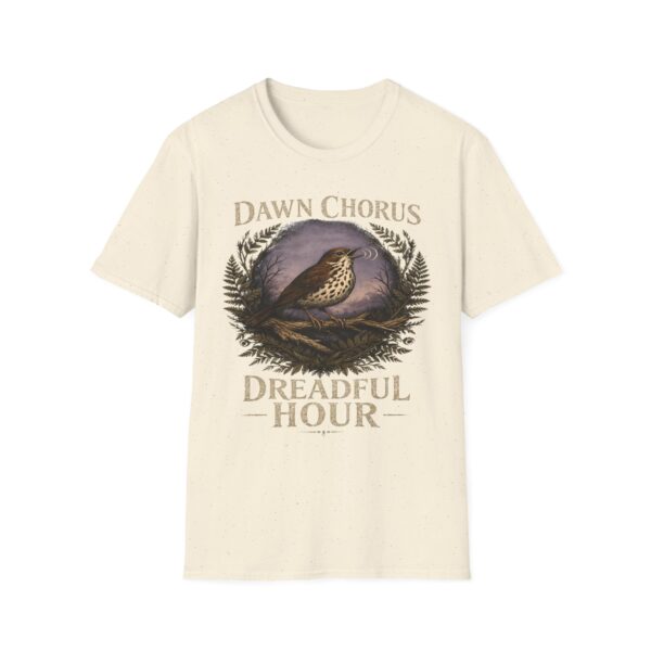 Dawn Chorus Bird T-Shirt — 'Dreadful Hour' Vintage Nature Tee