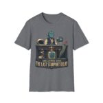 Retro Spaceport Tee — "Unclaimed Since The Last Starport Delay" Alien Deli Illustration