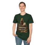 Supervisor of Sticks and Chaos T-Shirt — Funny Construction Beaver Tee