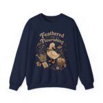 Duck Gardening Sweatshirt — "Feathered and Flourishing" Cozy Crewneck