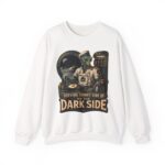 Crewneck Sweatshirt — "Serving Sunny-Side Up on the Dark Side" Alien Chef Graphic