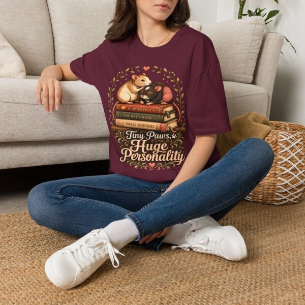 Rat Lover T-Shirt — "Tiny Paws, Huge Personality" Cute Pet Rat Tee