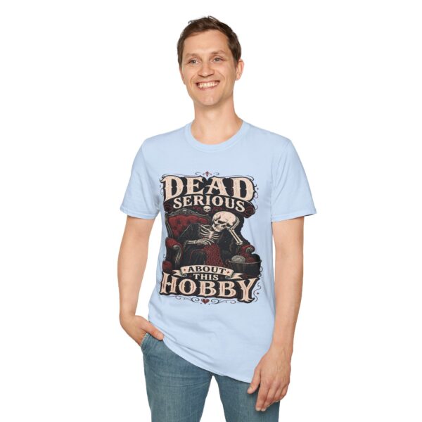 Dead Serious About This Hobby Skeleton Crochet Tee