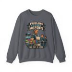 Lunch Lady Tribute Crewneck Sweatshirt — "Fueling Future Heroes: One Tray at a Time"