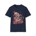 Night Shift Full Drama T-Shirt — Cute Posh Possum Graphic Tee
