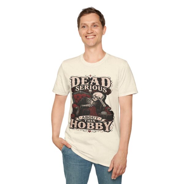 Dead Serious About This Hobby Skeleton Crochet Tee