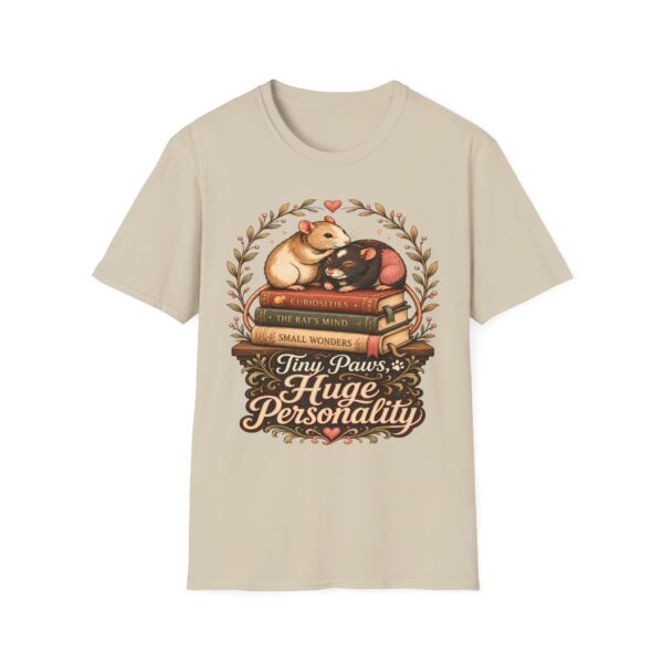 Rat Lover T-Shirt — "Tiny Paws, Huge Personality" Cute Pet Rat Tee